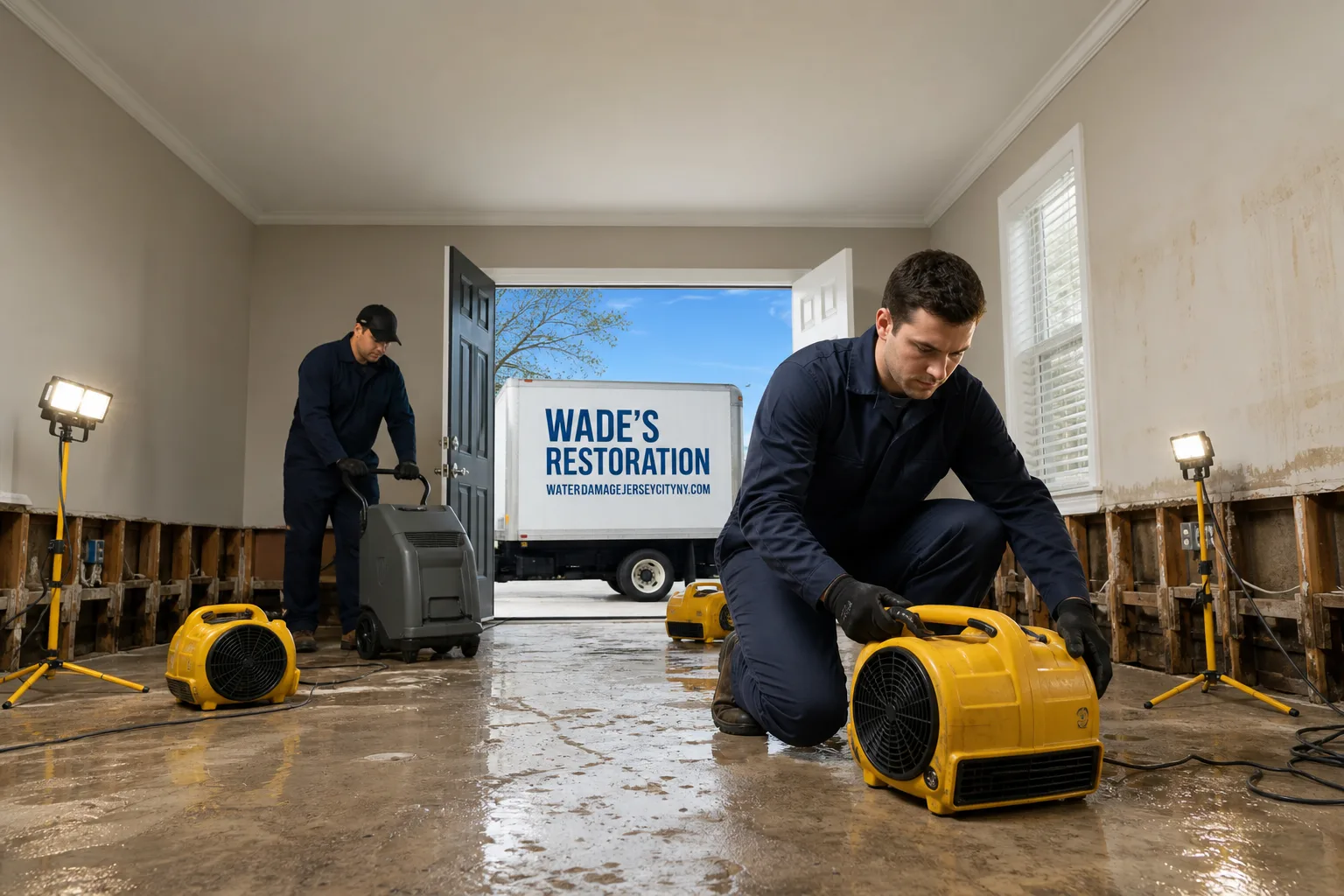 Wade's Restoration damage restoration team